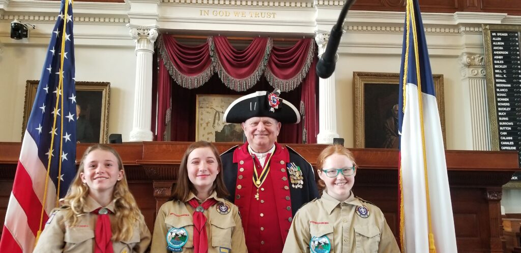 Troop 2019 at the Texas Capitol